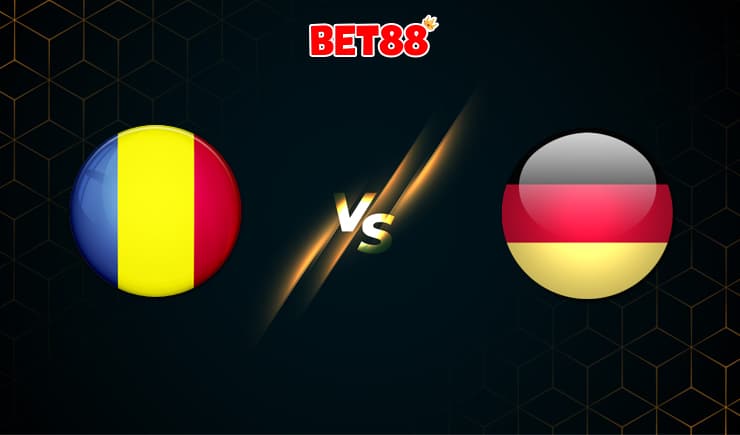 Soi kèo tỷ số bóng đá W88 trận Romania vs Đức, 01h45 – 29/03